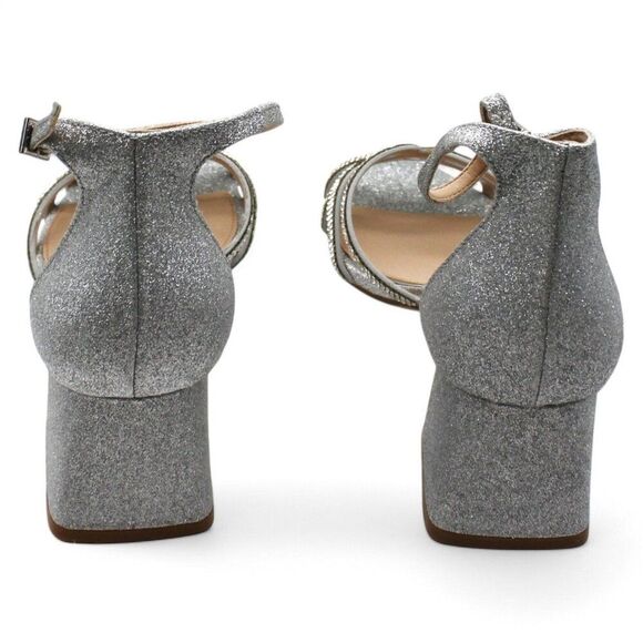 Jewel Badgley Mischka Fidelia Evening Sandals (Size 9.5) - Picture 6 of 6